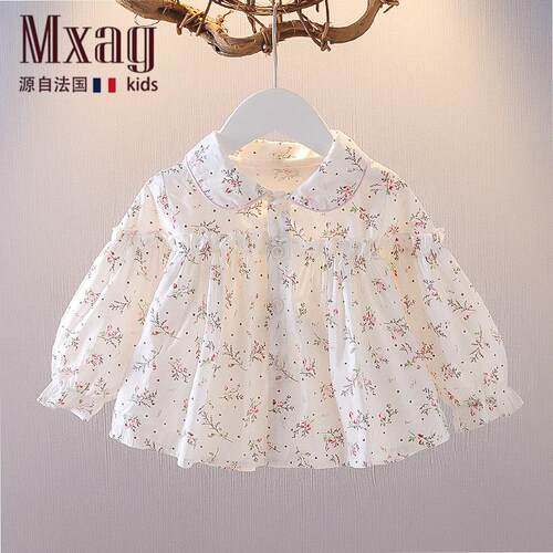 MXAG女童春季衬衫裙洋派
