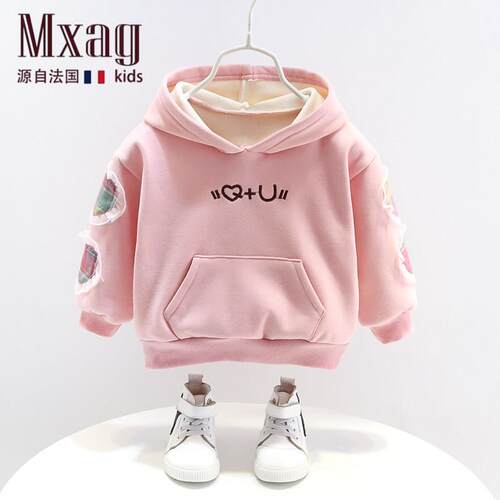 MXAG女宝宝春季长袖加绒