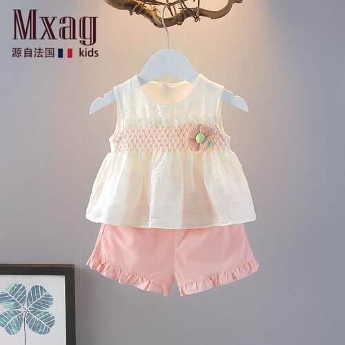 MXAG女童夏装套装2026新