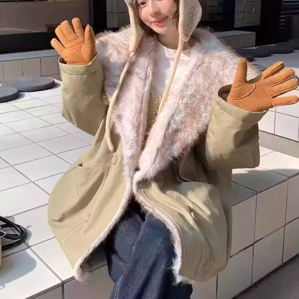 【201-250】2025新款派克服女连帽可拆卸毛领棉衣外套冬,女装/女士精品,棉衣/棉服,淘宝优惠券,粉丝福利购,淘宝优惠卷