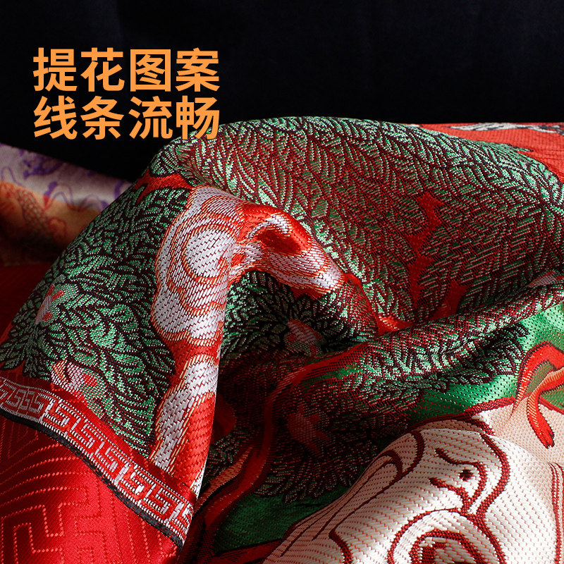 藏式门帘双面十相自在提花八吉祥吉祥四瑞窗帘西藏名族风装饰挂帘