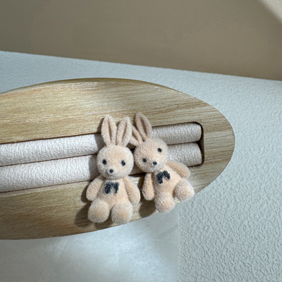 【古熙西 外饰】韩潮牌原单 可爱兔兔小巧精致耳钉 超可爱耳环女