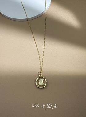 古熙西｜潮牌原单925银包18k金锁骨链ins风项链简约通勤好搭