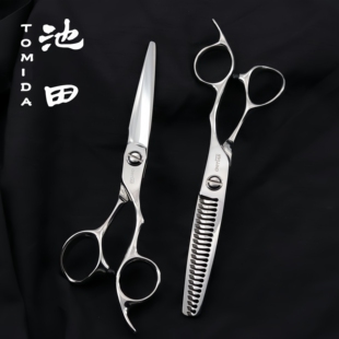 池田美发剪刀平剪打薄牙剪综合剪发型师专业高端碎发剪6寸理发刀