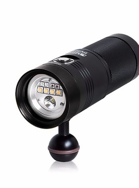 Scubalamp PV32T潜水拍照摄影补光手电筒 3000流明 白 红 蓝光