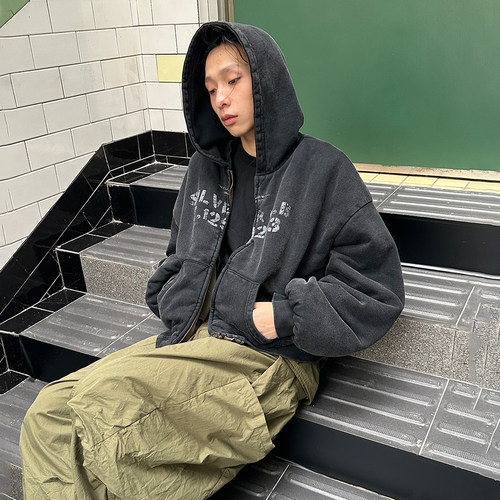 SADSOUP水洗双面穿一件过冬棉服