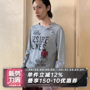 小众侧肩扣 合身版 型 SADSOUP 猎户长袖 SLEEVE 松弛垂感 LONG