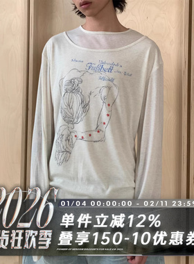 POH SALEM LONG SLEEVE 做旧米黄 双领设计 雪花质感 耶路长袖
