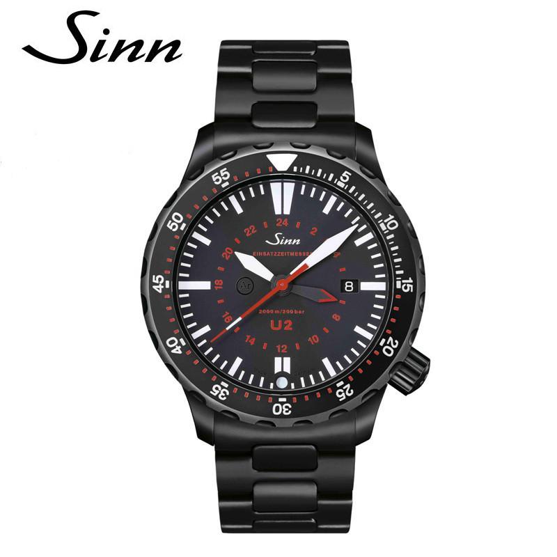 德国军表辛恩黑色防刮军表