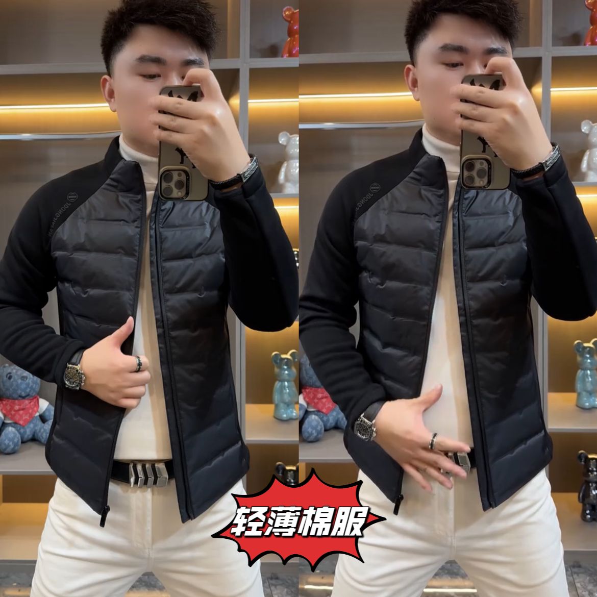 常规秋冬百搭修身棉服