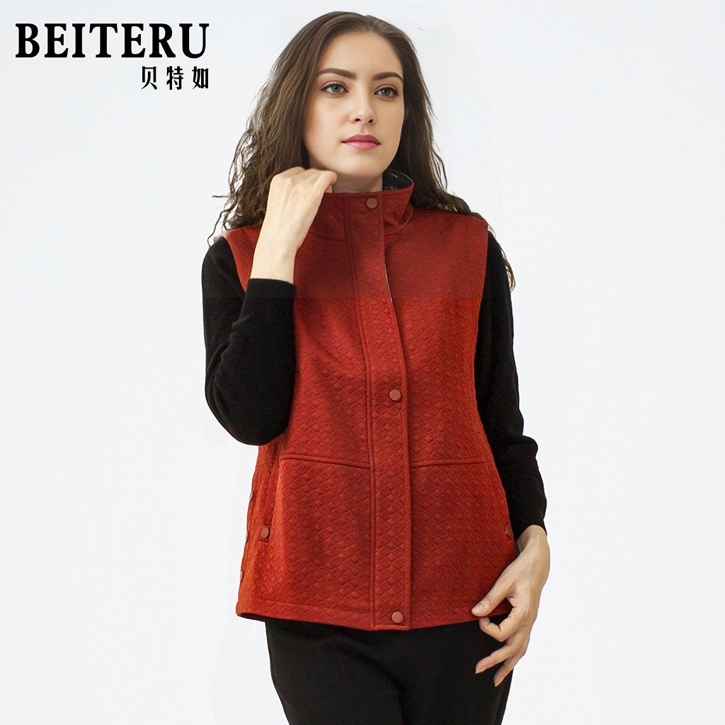 贝特如妈妈装减龄显瘦马甲