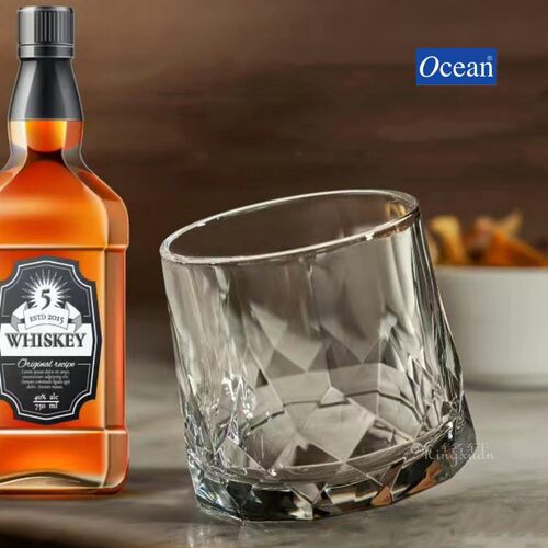鸥欣Ocean威士忌杯旋转杯烈酒杯