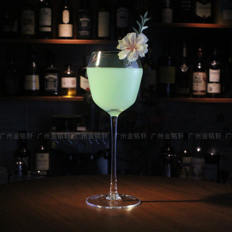 日式高脚鸡尾酒杯葡萄酒杯甜酒红酒杯酒吧调酒马天尼杯鼓形高脚杯