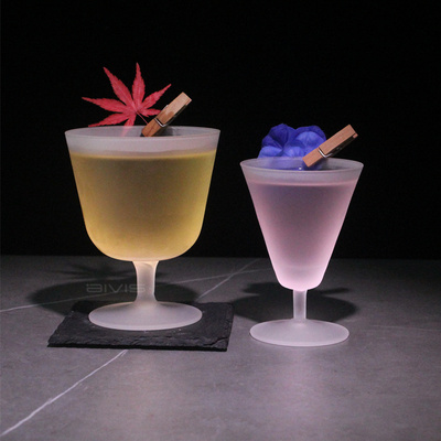 磨砂古典调酒杯矮脚奥丁鸡尾酒杯