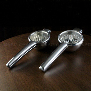 调酒多功能压汁器 手动圆形304不锈钢水果柠檬榨汁器挤压汁柠檬夹