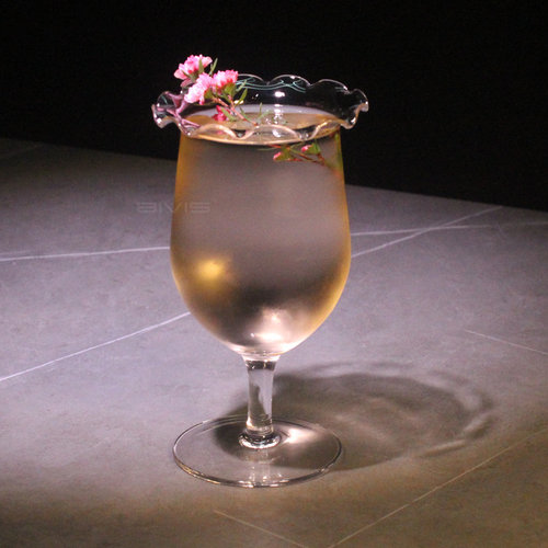 水晶花边司令杯个性日式鸡尾酒杯