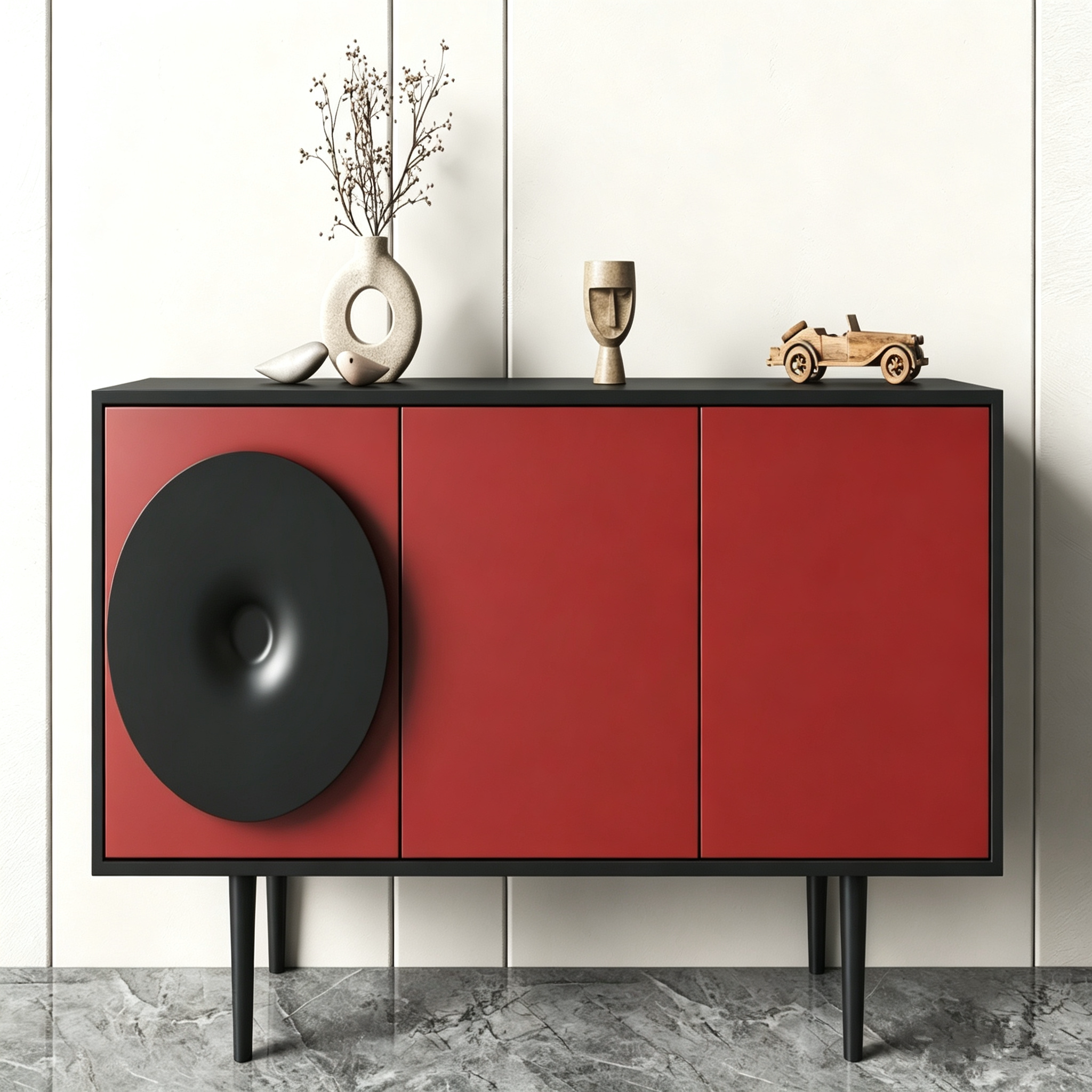 北欧简约创意玄关柜个性餐边柜现代设计师款收纳储物柜定制