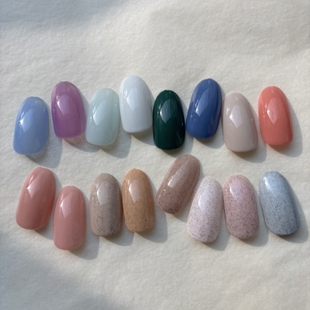 Presto 瓶装光疗凝胶甲油胶彩胶200-300#裸色肌美色透色砂糖闪片