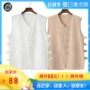 Bộ đồ lanh Trung Quốc vest nam vest Tang phù hợp với ngựa đực 褂 mùa hè mỏng bố tải cotton và vải lanh gió quốc gia Hanfu lay quần áo - Dệt kim Vest áo vest nam đẹp