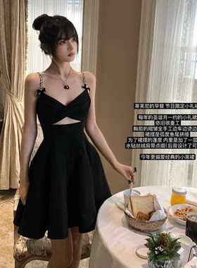 Lienni重工内搭节日吊带连衣裙女