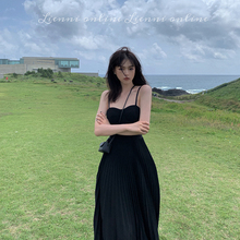 lienni2019新款夏季chic显瘦连衣裙1