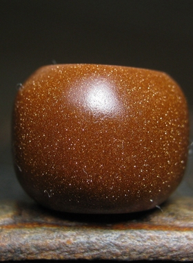 老金沙石桶珠13.5-14.5m文玩古珠