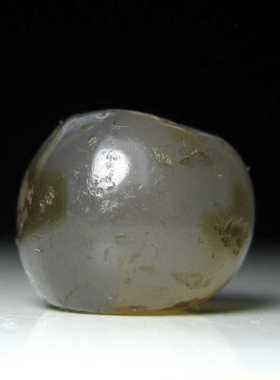 文玩古珠老玛瑙润透冰润玉髓古珠