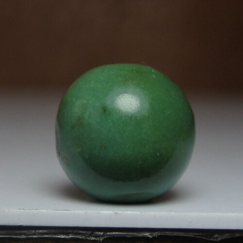 清代高瓷老绿松石珠8.5mm