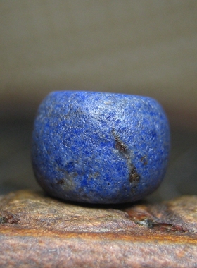 铁器时期千年老青金石配珠4-7mm