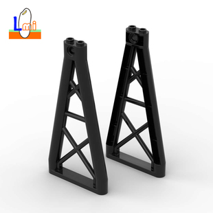 国产小颗粒积木1x6x10高架桥铁架64449零件特殊件摩天轮工程支架