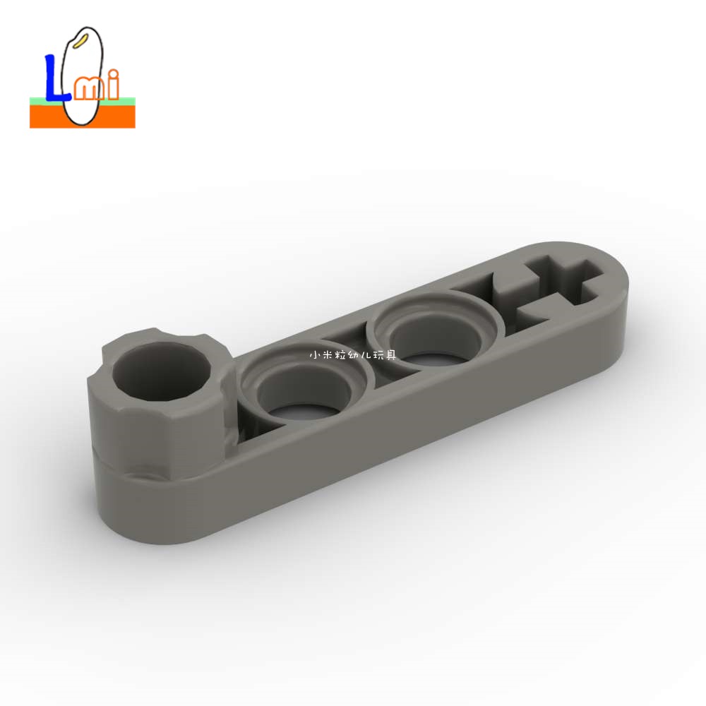 国产小颗粒积木1x4摇臂手摇杆4孔薄连杆摇柄2825零件科技机械配件