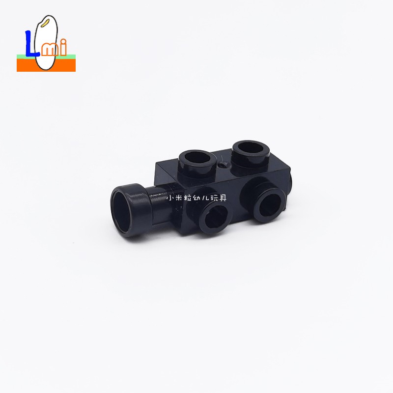 国产小颗粒积木1x2x2/3六面通孔4595特殊零件DIY相机红绿灯配件