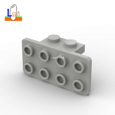 积木1x2+2x4直角托架93274零件