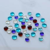 特小扁珠本色扁珠13 17mm围棋子鱼缸花瓶装 饰工艺品配饰可高温烧