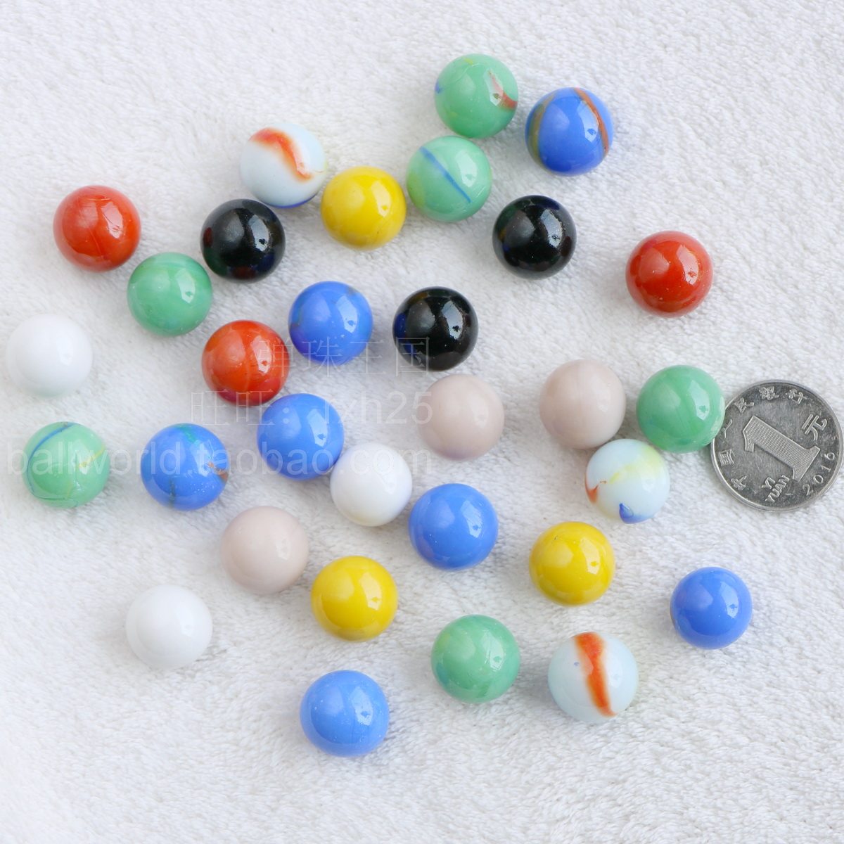 玻璃球弹珠奶油陶瓷球16mm玻璃珠跳棋溜子花瓶鱼缸装饰工艺球玻子,鲜花速递/花卉仿真/绿植园艺,水晶珠/玻璃珠,淘宝优惠券,粉丝福利购,淘宝优惠卷