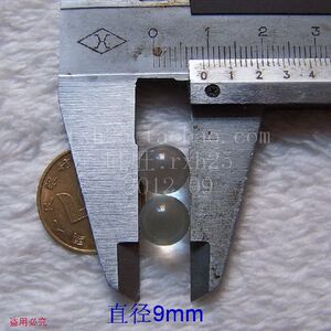无色光面9mm高精度玻璃珠精圆非金属球瓶口阀门密封弹珠玻子溜子