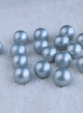 1.6厘米16mm不透明玻璃球弹珠 黄色 银色玻璃珠棋子 亲子游戏珠