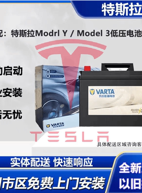 适配特斯拉ModelY特斯拉Model3小电瓶原装低压电池12V45Ah550A