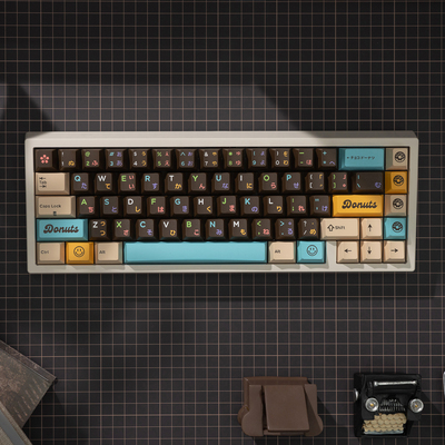 「Meletrix」ZOOM 65V3三模开槽无尾灯屏幕版客制化键盘套件