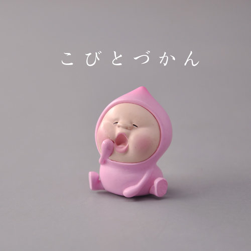 Qualia日本正版 屁桃君农场精灵扭蛋手办沙雕丑比头摆件模型散货