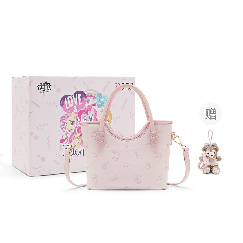 正品2026新款超火菜篮子女包小马卡通压花甜美通勤百搭单肩斜挎包