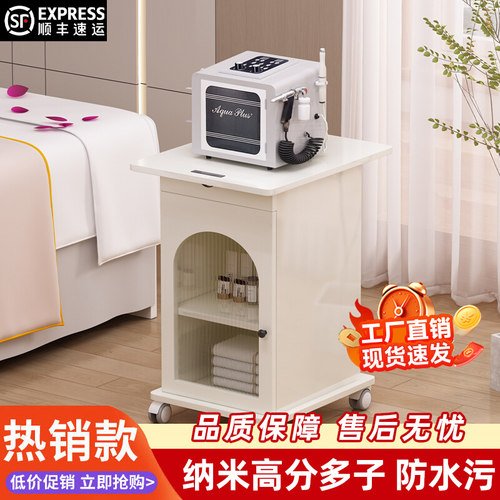 实木美容专用小推车仪器推车美容仪器置物架美容仪器医用专用推车