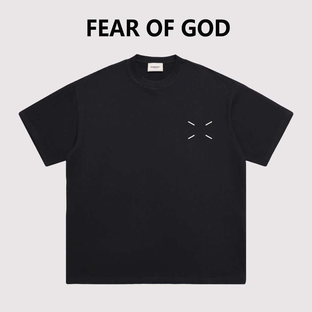 美式FOG马吉MM简约四角短袖T恤男