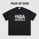 FOG重磅联名NBA明星同款 T恤情侣宽松男女半袖 高街潮牌美式 纯短袖