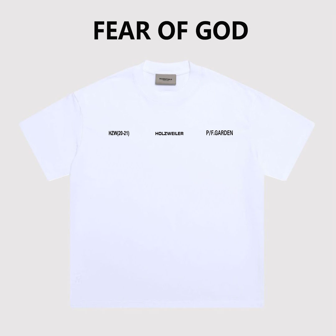 ESSENTIALS王嘉尔同款短袖T恤男