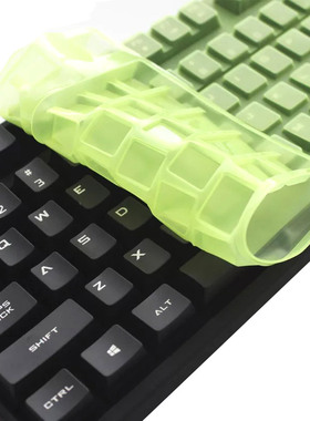 升派达尔优石墨金CK500 CK520机械键盘保护膜A87硅胶防尘套按键罩