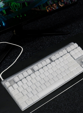 升派全覆盖樱桃(CHERRY)MX Board 8.0 G80-3888 3880机械键盘保护膜87键RGB游戏有线按键防尘套凹凸垫罩键位