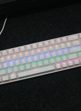 天翅软硅胶键盘膜适合美加狮Fire 68 Pro键盘膜fire68 Ultar机械键盘保护膜AKKO 3068防尘套