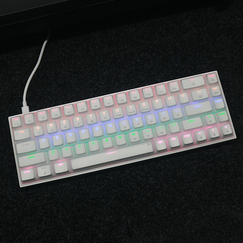 天翅软硅胶键盘膜适合美加狮Fire 68 Pro键盘膜fire68 Ultar机械键盘保护膜AKKO 3068防尘套