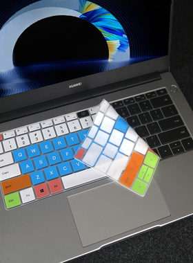 华为MateBook 16 D14 D15 13 B3-410 B5-420 B3-510键盘膜2021荣耀笔记本电脑2020锐龙版D保护膜X14防尘X pro